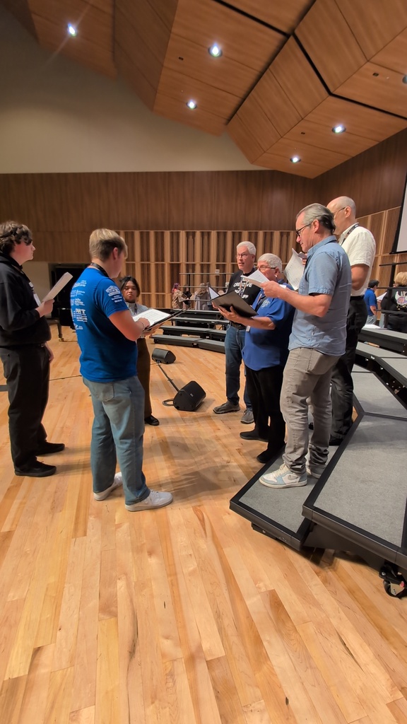 Sedro-Woolley High School and Cascade Middle School choir leaders participate in a choral leadership workshop at Inglemoor High School in Kenmore.