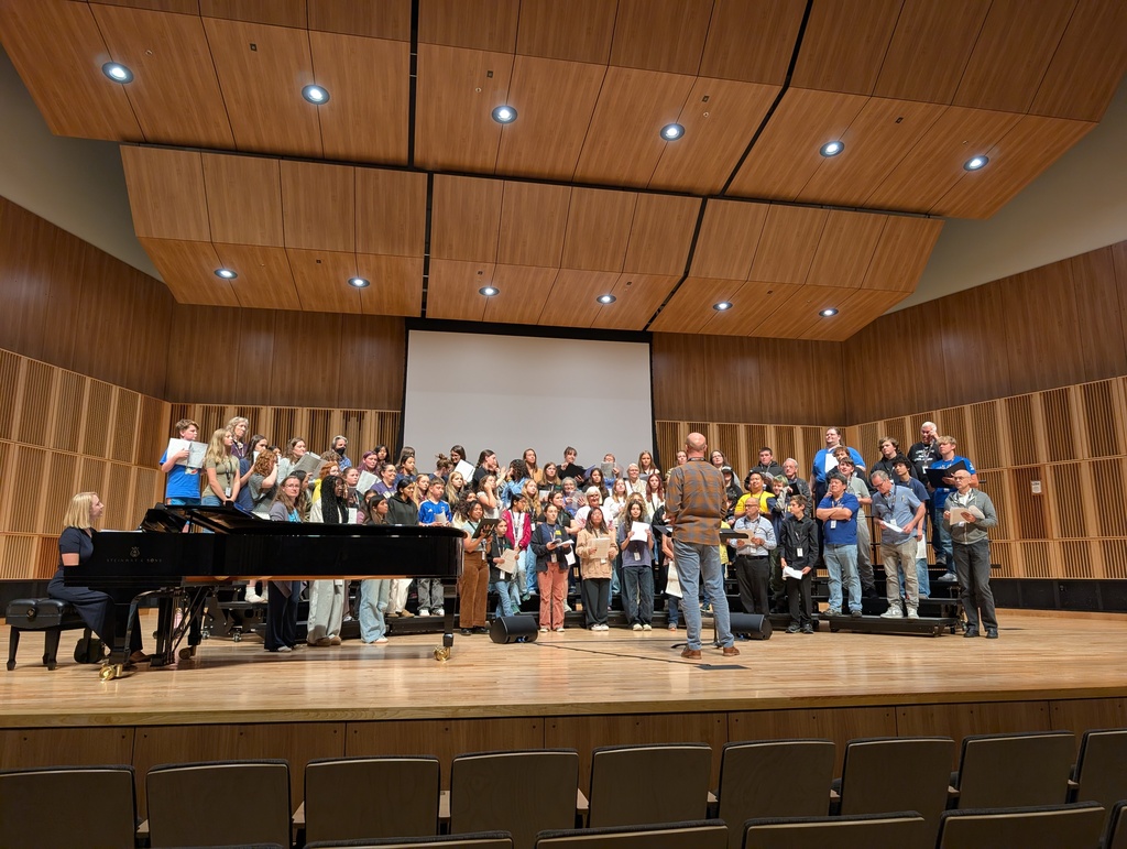 Sedro-Woolley High School and Cascade Middle School choir leaders participate in a choral leadership workshop at Inglemoor High School in Kenmore.