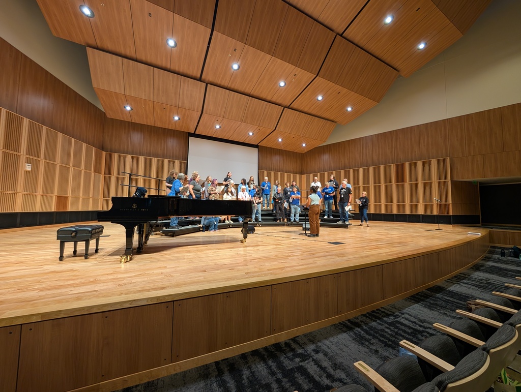 Sedro-Woolley High School and Cascade Middle School choir leaders participate in a choral leadership workshop at Inglemoor High School in Kenmore.