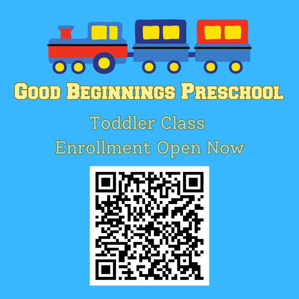 Toddler Class Enrollment Open Now