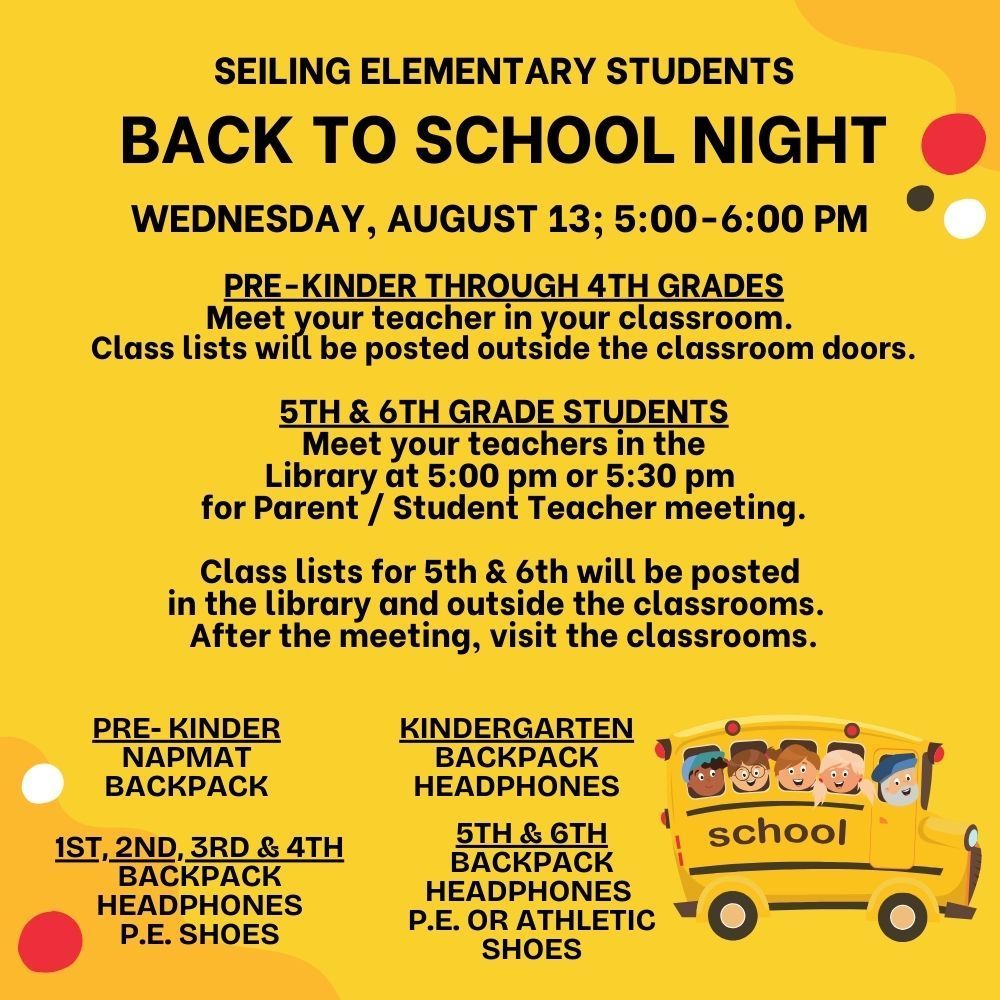 Back to School Night