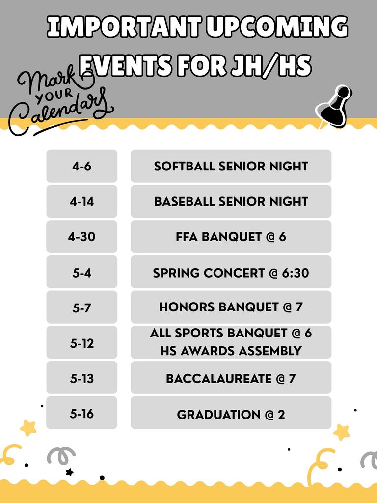upcoming events