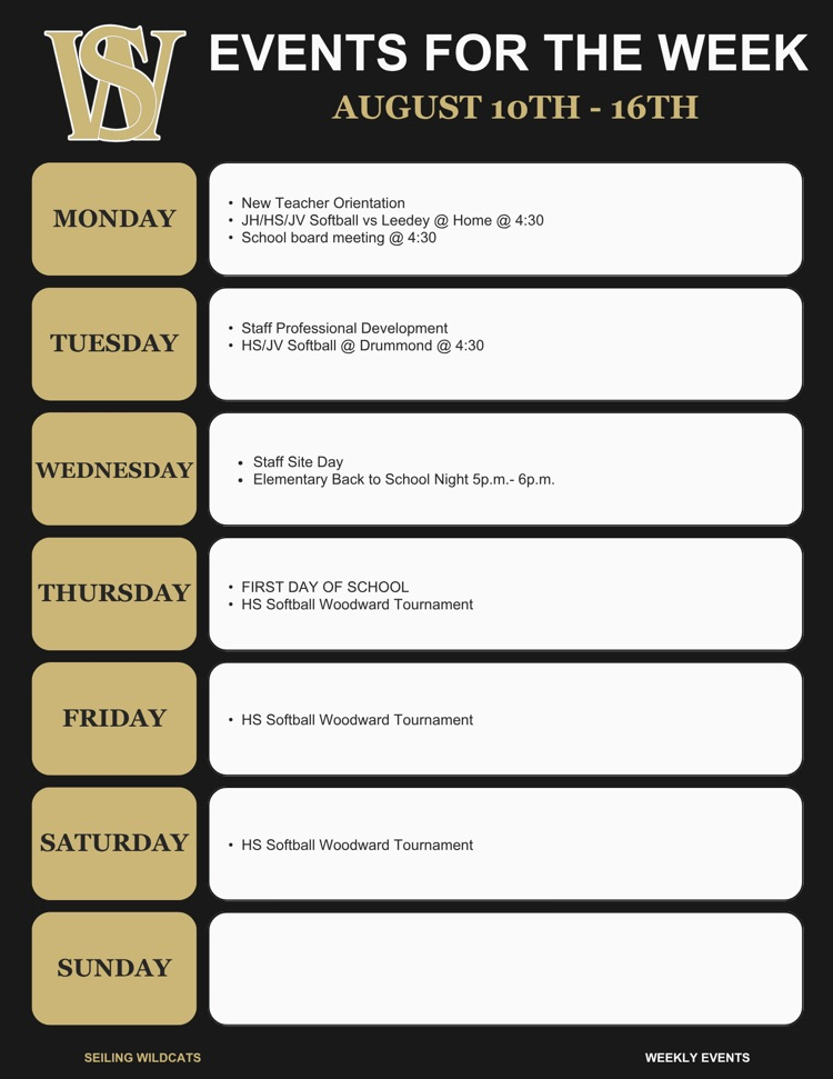 schedule
