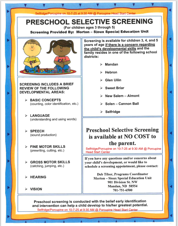 Preschool Screening