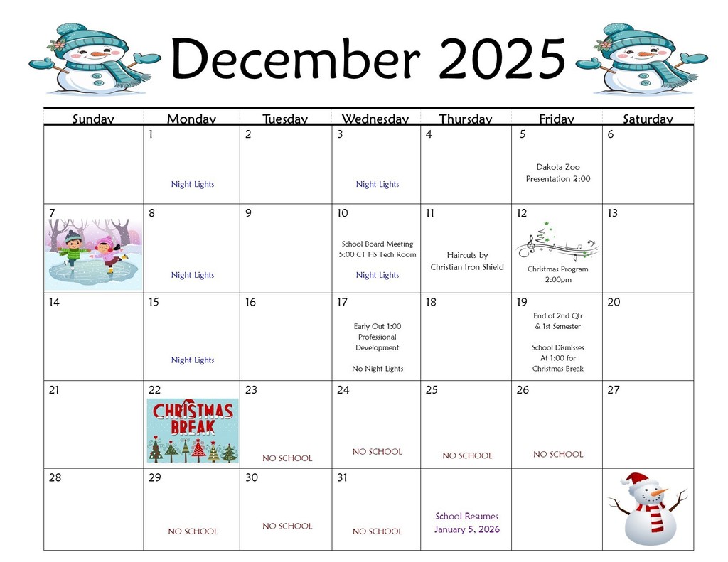 December Calendar