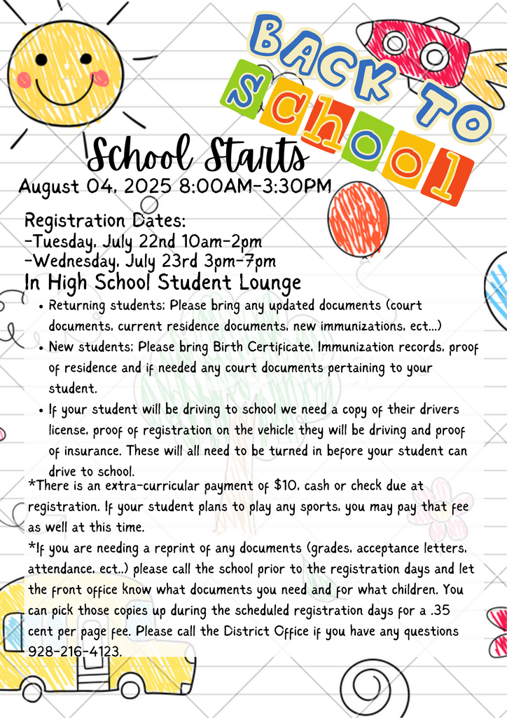 Bright Back to School Poster