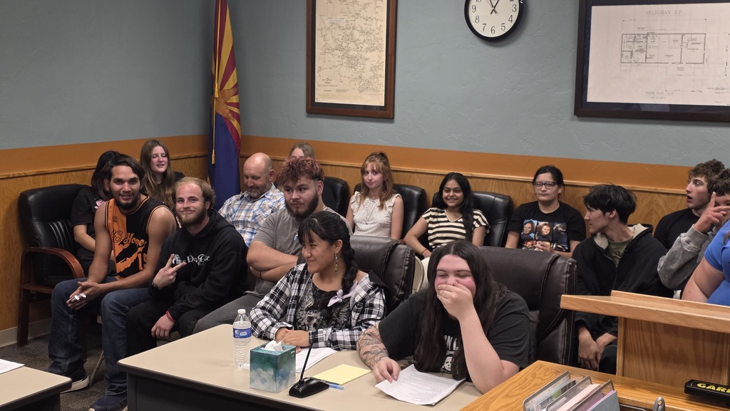 Mock Trial at the Seligman court house 