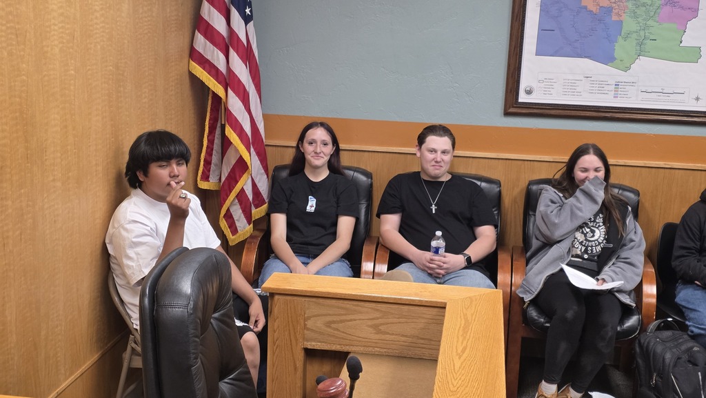 Mock Trial at Seligman court house 