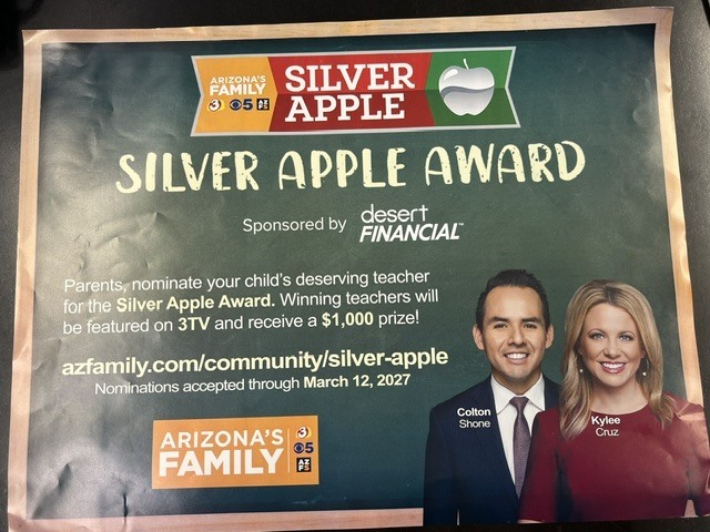 Silver Apple Award 2026/2027 School Year 