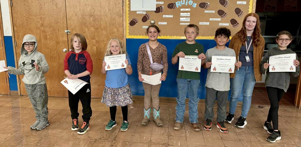 Students in Grades 3-5 Writing and Math Awards