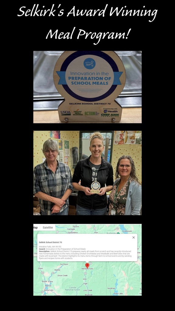 Selkirk's Award Winning Meal Program