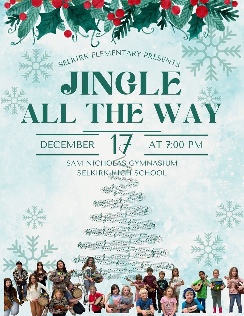 Concert flyer with kids