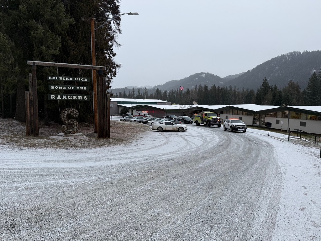 caravan departing from school