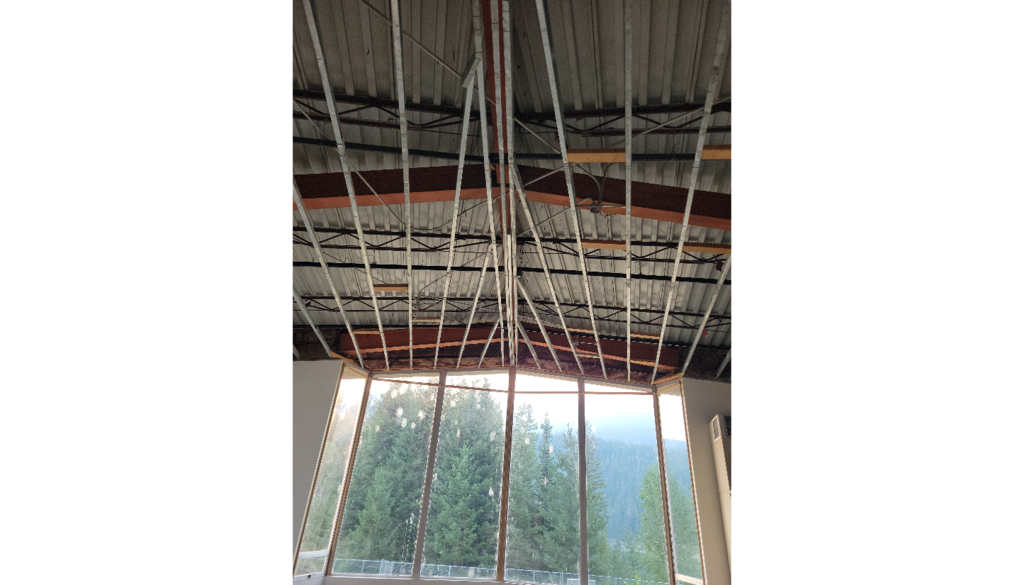 Abatement in the old library