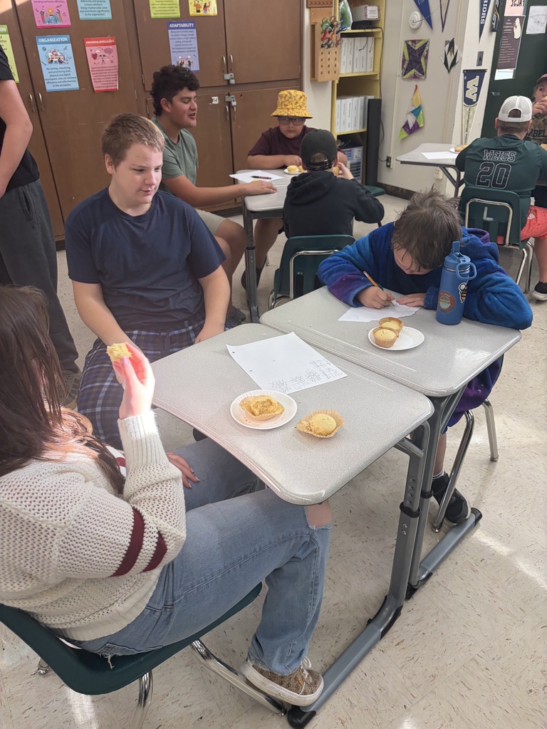5th Grade makes Cornbread with food science class