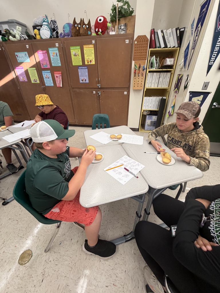 5th Grade makes Cornbread with food science class