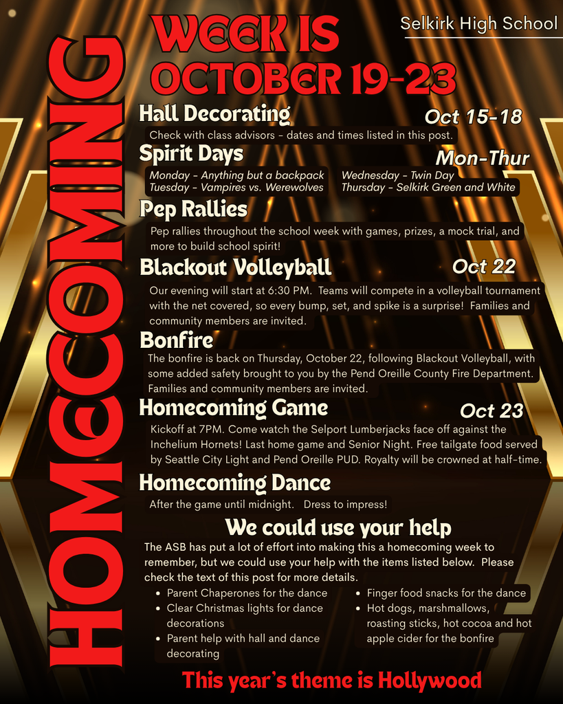 Homecoming flyer