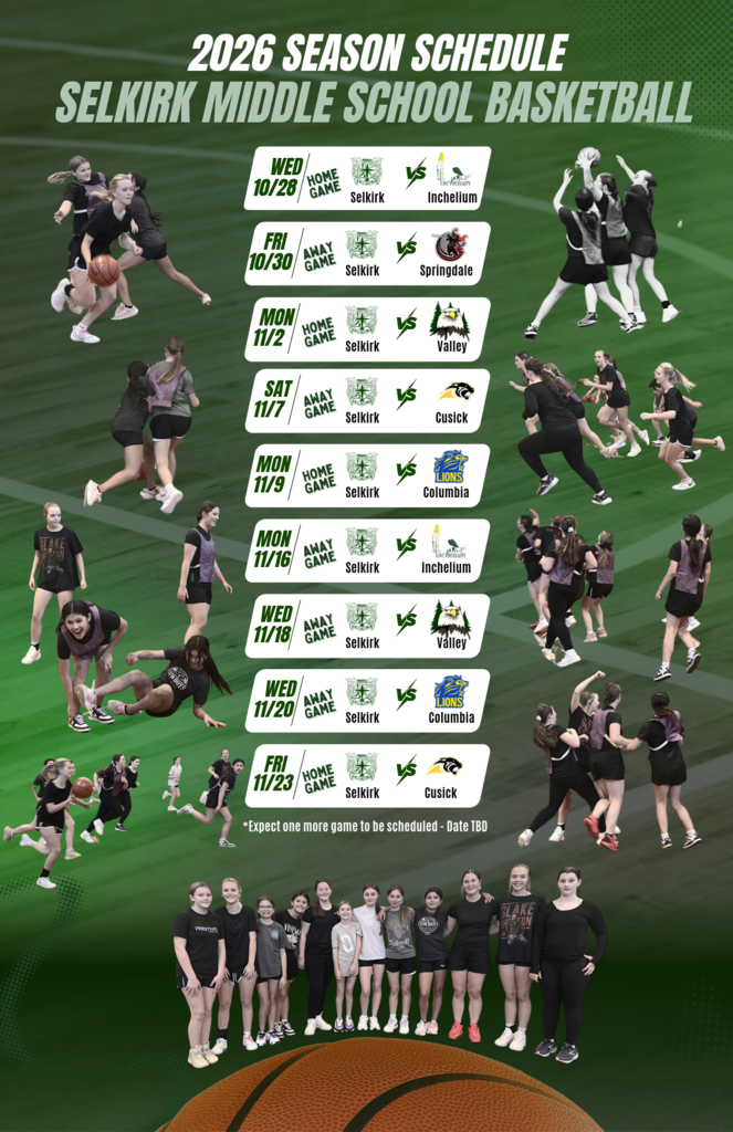 MS Girls BB Schedule