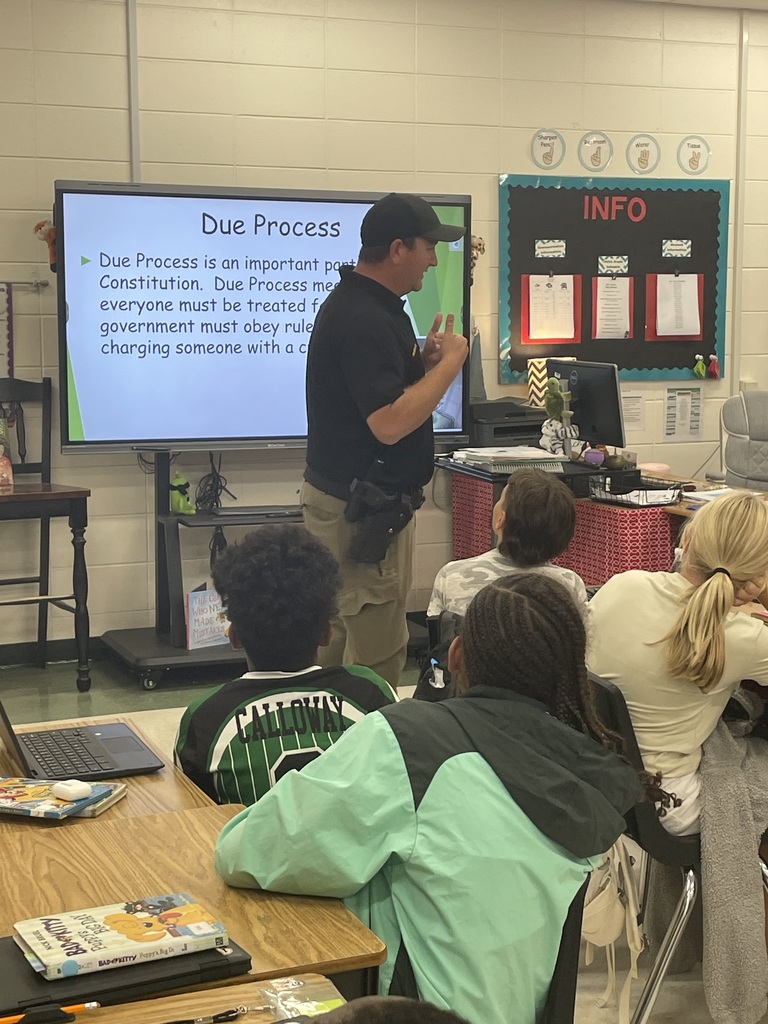 Mrs. Croom's 5th Grade Due Process lesson