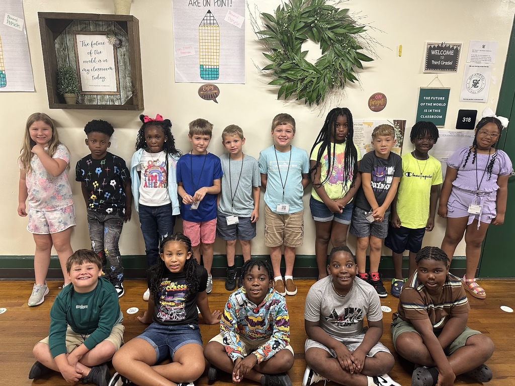 These students from Mrs. Deane's class have been at school all 10 days!! Way to go :)