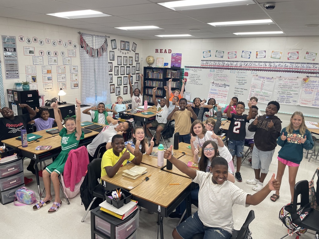 Mrs. Croom's Homeroom perfect attendance.