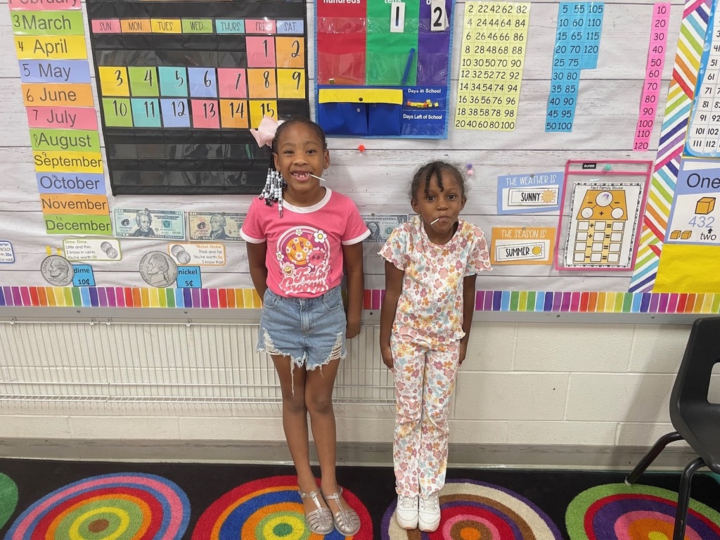 Ms. Shekiera would like to give a shout out to Aniyah and Adalyn Williams for passing their  i-Ready assessment. Way to go, girls!