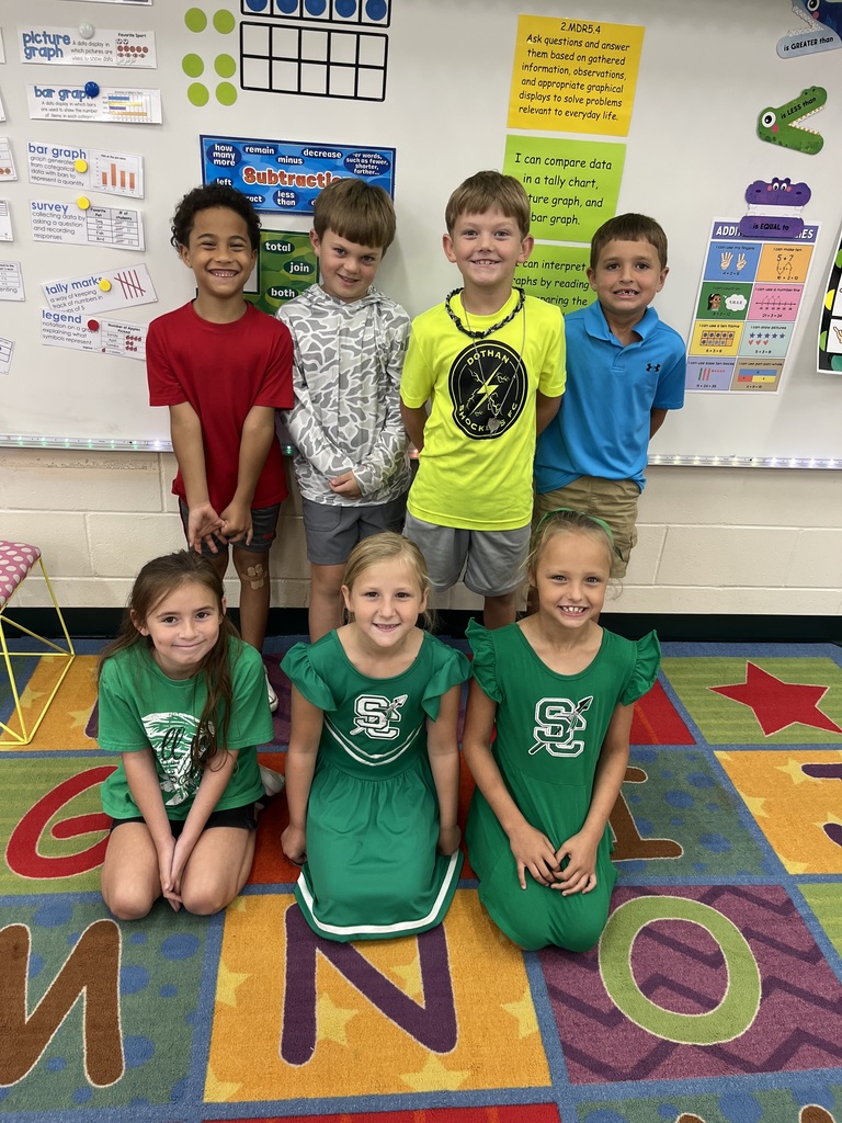 Congratulations to these students in Miss Hannah’s class for making a 100 on their Mid-Unit Math test! 