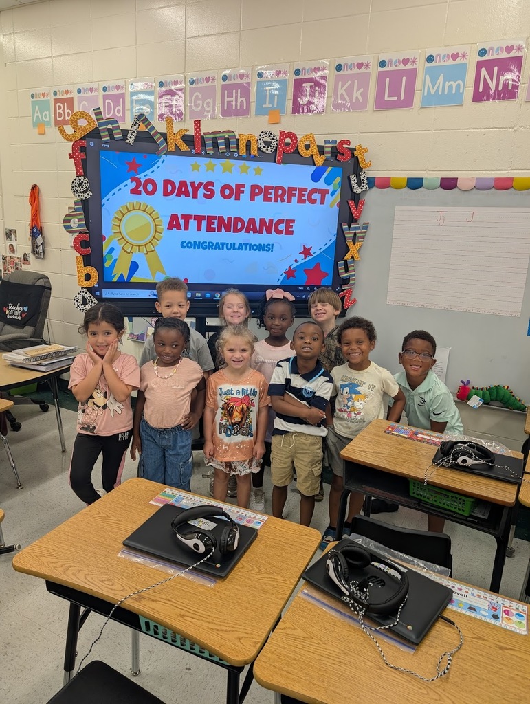 Ms. Armoray and Mrs. Michelle would like to give a shout out to these students for having 20 days of perfect attendance! Way to go and keep up the good work!