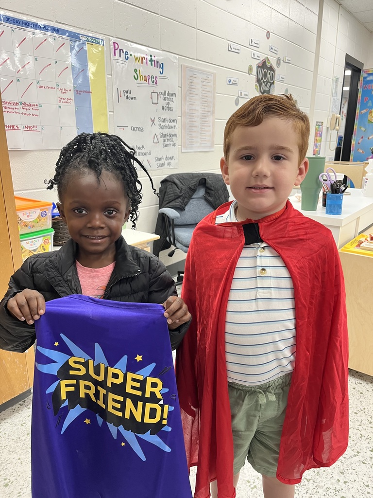 Mrs. Brooke and Ms. Saylor are so proud of these students for being super friends. Keep up the great work Kolton, Jocelyn, and Emma!