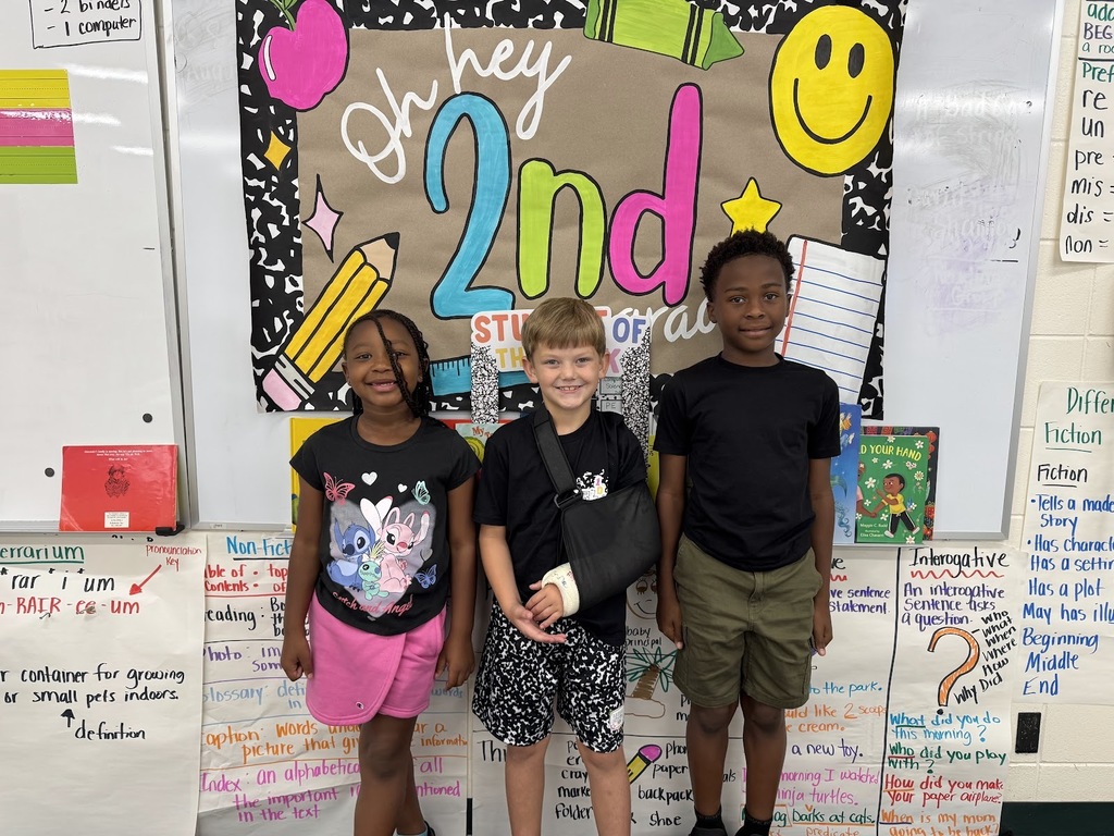 Mrs. Beth Whitaker would like to give a shoutout to these students for making a 100 on the Unit 1 Reading Assessment! We are proud of you! 