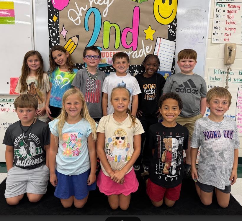 Mrs. Beth Whitaker would like to give a shout out to these students who made a 90 or above on their Unit 1 Spelling Test and/or Unit 1 Reading Test! We are very proud of you! 