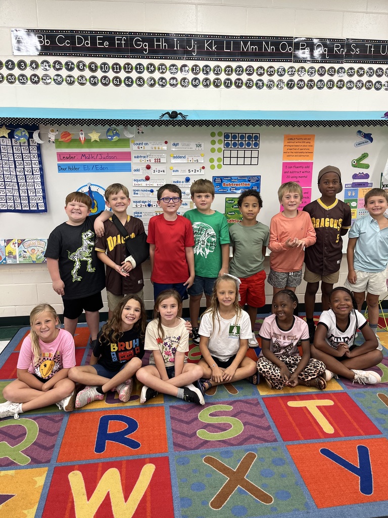 Congratulations to Miss Hannah’s math classes for making a 95 or above on their first unit test! 