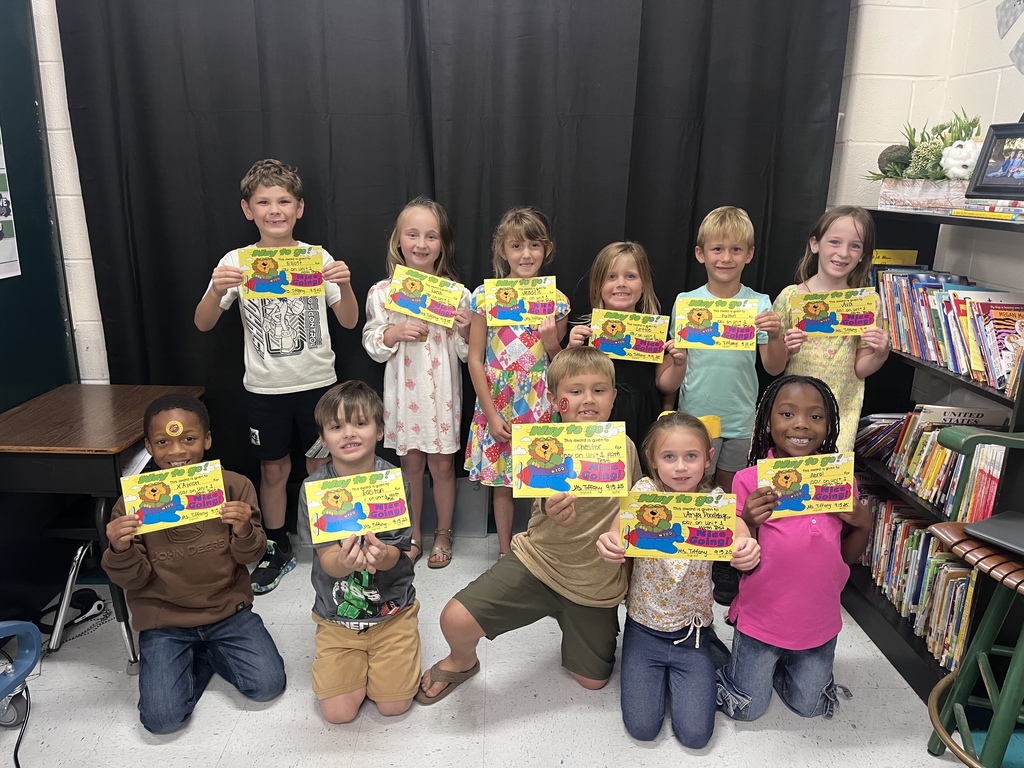 Congratulations to these students in Ms. Tiffany’s math class for making a 100 on their first unit test. 