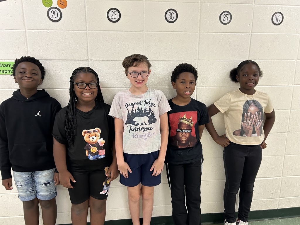 Mrs. Norton would like to recognize these students for 20 days of attendance!