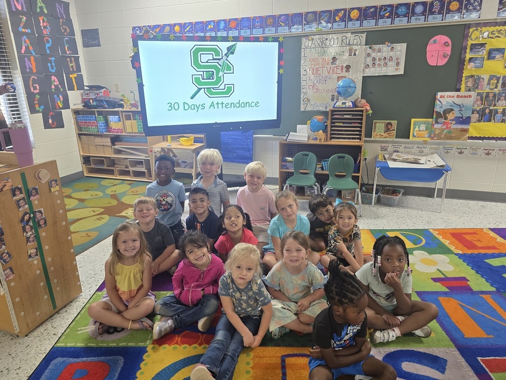 Mrs. Crystal and Ms. Morgan are so proud of fhe kids that have 30 days Attendance! 