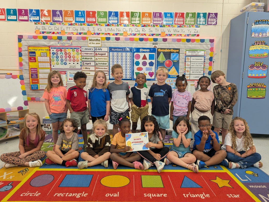 Ms. Armoray and Mrs. Michelle would like to give a shout to these students for having 30 days of attendance. A shout out to Amir for having 20 days of attendence. Way to go. These students will be awarded extra recess! 