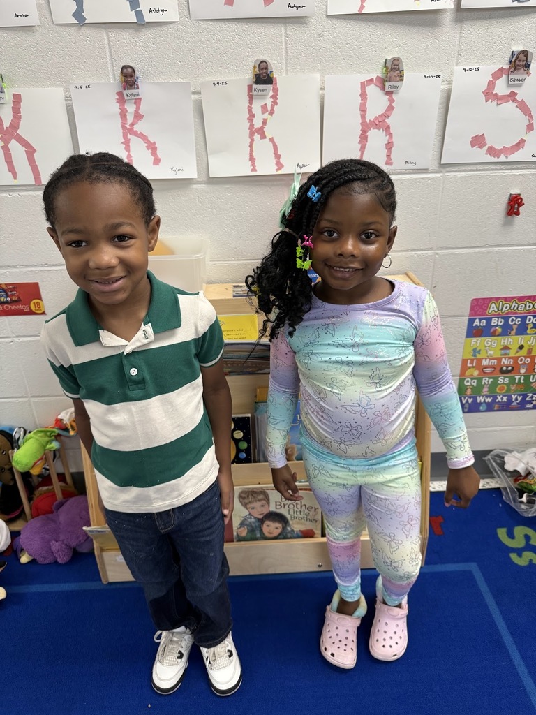 Miss Erica and Miss Brittany are proud of Eric Scott and Autymn Williams for coming to school for 30 days!!! Way to go!!