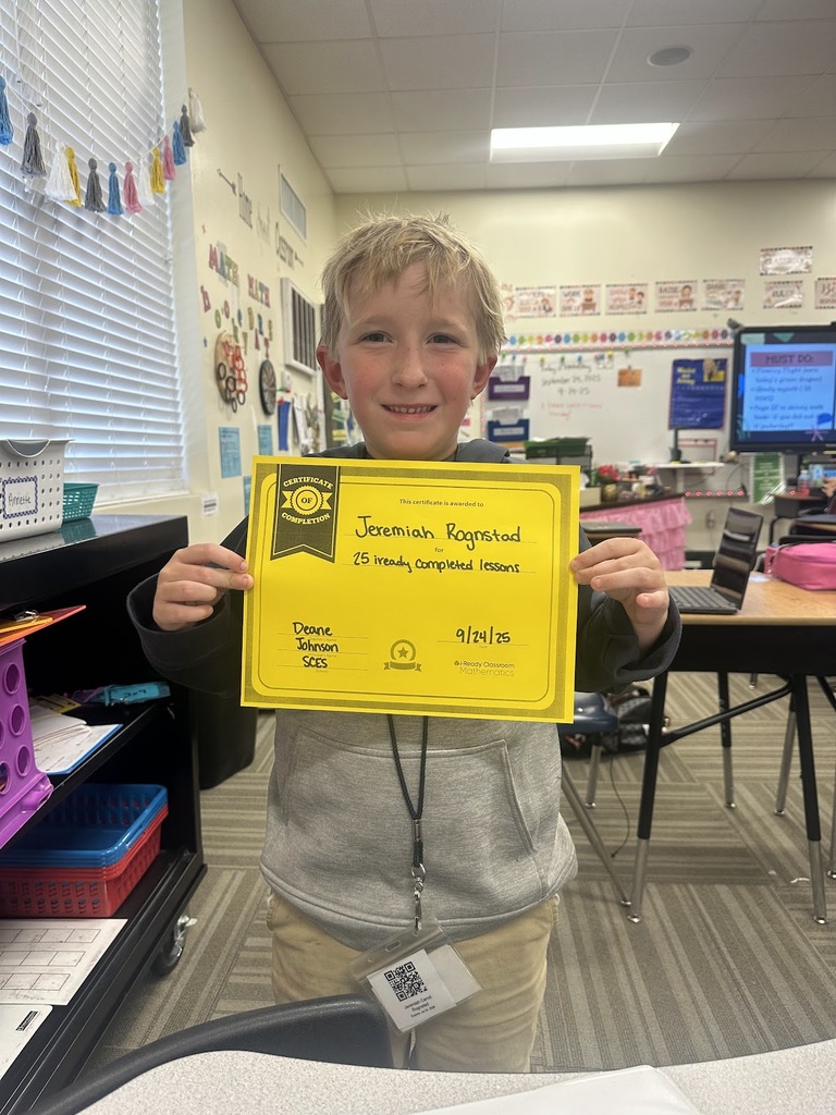 Jeremiah has completed and passed 25 i-ready lessons in math! Way to go! Mrs. Deane is so proud of you!