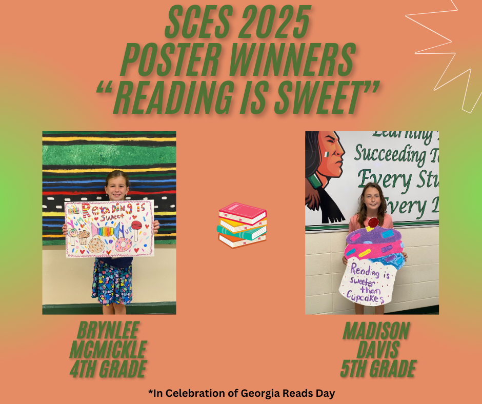 Congratulations to the SCES poster contest winners, Brynlee and Madison!