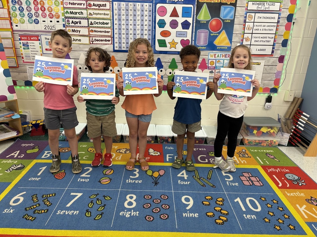 Ms. Armoray and Mrs. Michelle would like to a shout out to Gatlin, Hudson, Emma, Ashtyn, Natalie and Lucia for passing 25 I ready Math Lessons for the month of September. We are so proud of you!