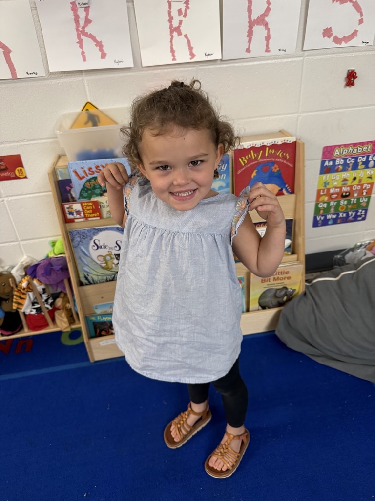Miss Erica and Miss Brittany would like to give a shoutout to Amelia for coming to school for 40 days!! Awesome Job, Amelia!!