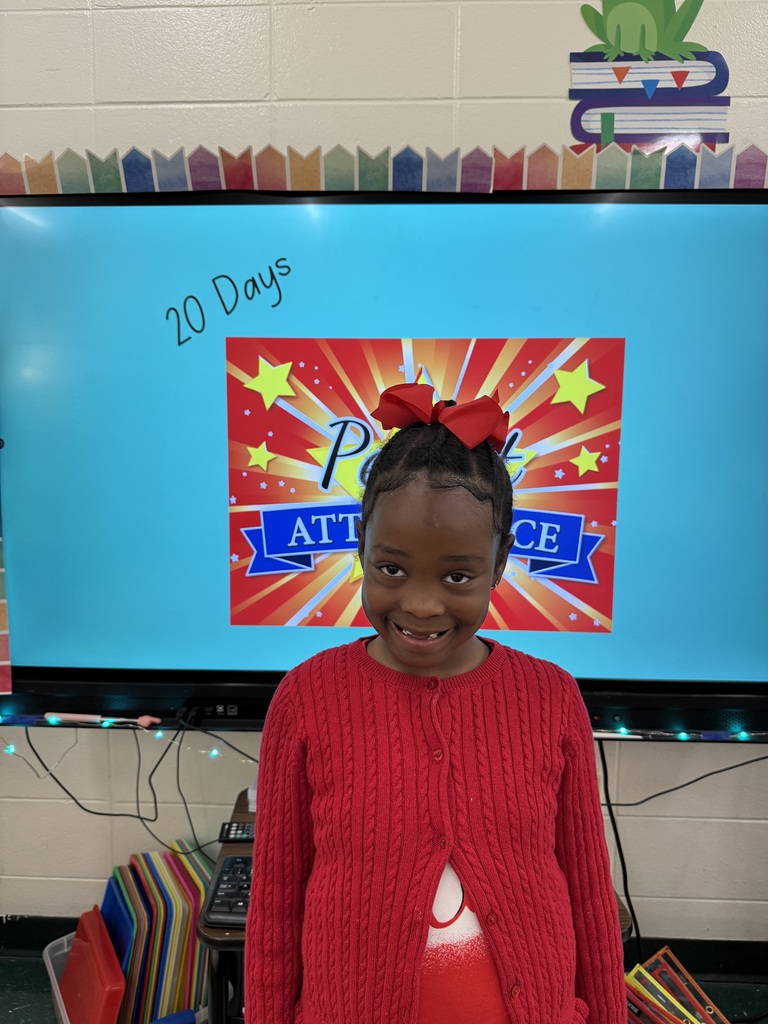 Mrs. Erica and Mrs. Aaron would like to congratulate these students on having 30 days and 20 days perfect attendance.