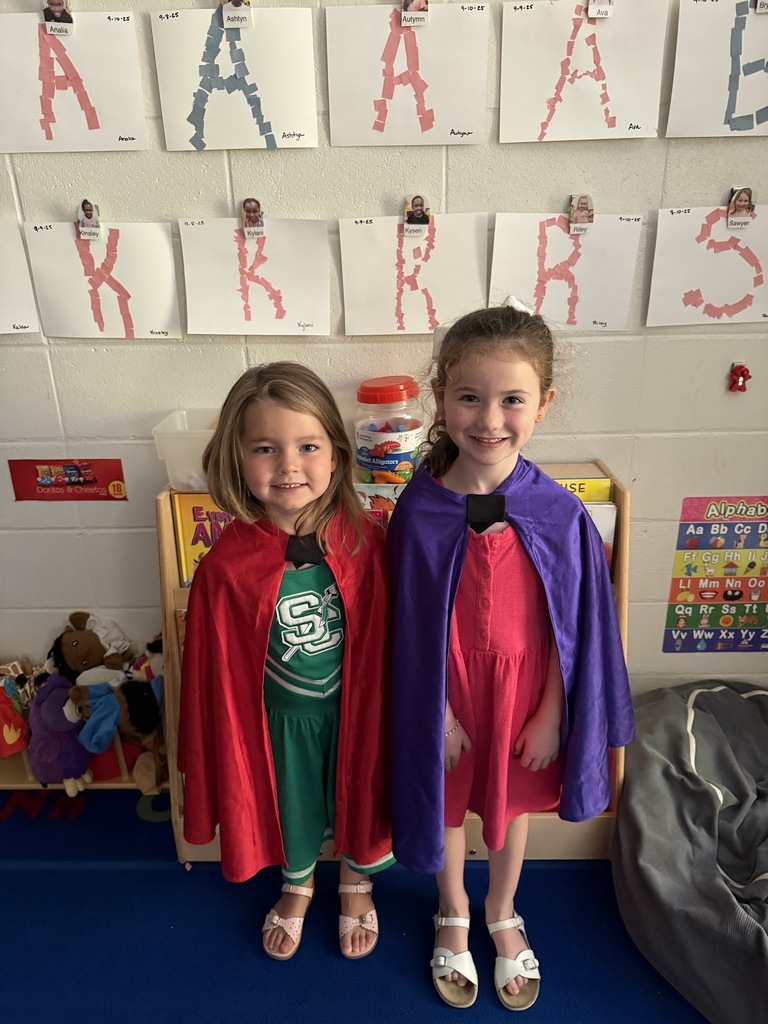 Miss Erica and Miss Brittany are so proud of Sawyer and Georgia Kate for being our Super Friends this week!!! These girls have done a great job being nice and kind to their friends, sharing toys with their friends and helping their friends clean up!!! Way to go, girls!!!