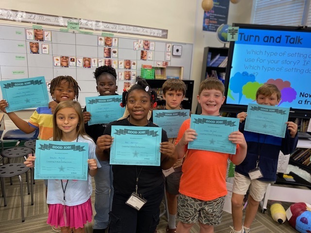 Congratulations to these students in Ms. Jodi's Class for passing 25 iReady Reading Lessons!