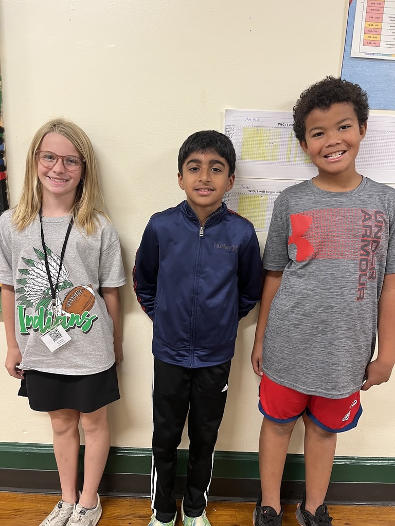 Ms. Hall would like to give a shout out to these students for making a 100 on our IReady Math Mid-Unit 2 Test! Way to go Jerah Thompson, Ayaan Patel, and Kai Rosas!