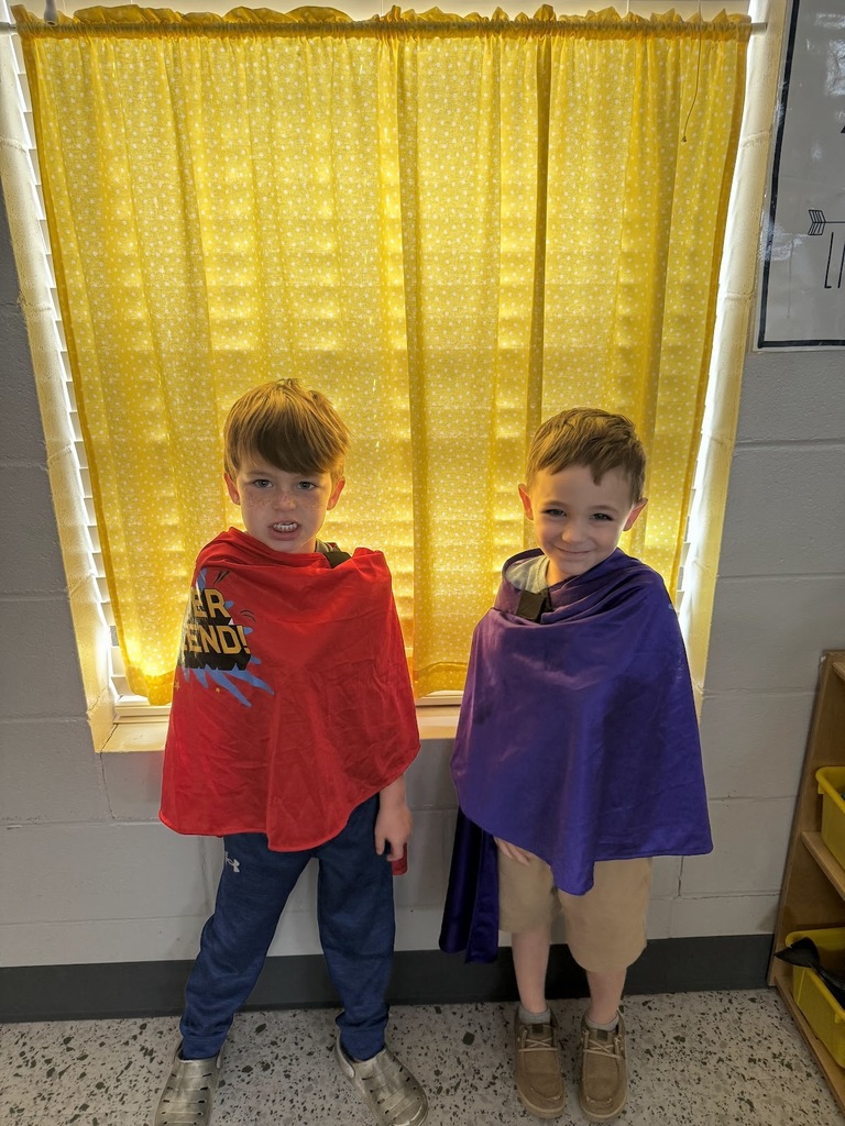 Miss Erica and Miss Brittany are so proud of Hudson Johnson and Will Givens for being "Super Friends" this week!!! They have done a great job playing nicely with their friends and helping their friends clean up this week!!  Great job, boys!!!