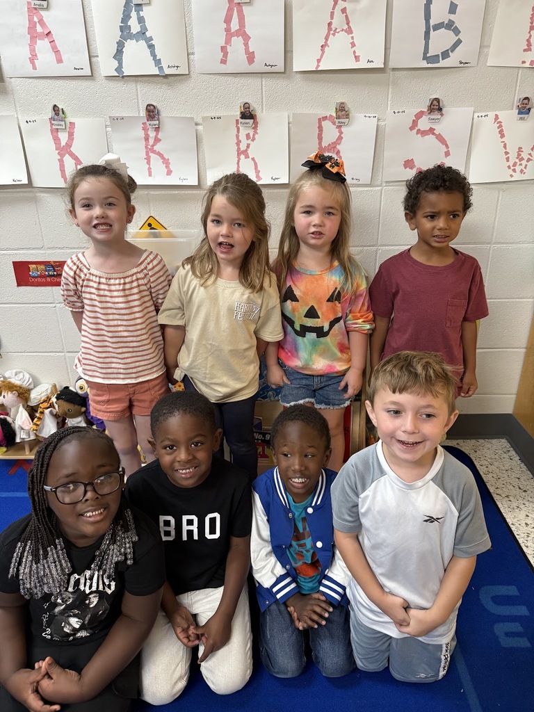 Miss Erica and Miss Brittany would like to give a "Shout Out" to Analia Hall, Bryson Leonard, Kysen Cosby, Kalan Alday, Georgia Kate Scarborough, Sawyer Matthews, Riley Miller and AJ Barber for coming to school for 50 days!!!  Keep up the great work!!!