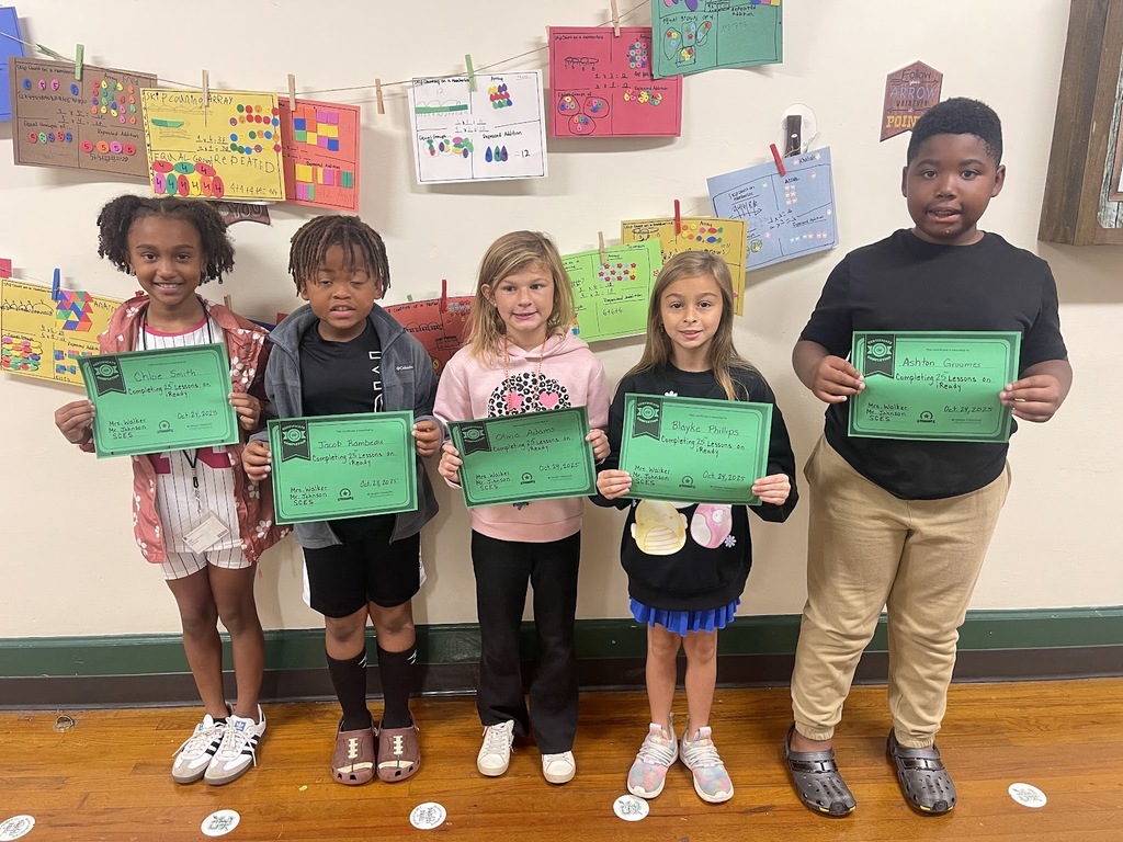 Mrs. Walker would like to give a shoutout to these students for completing 25 iReady math lessons!