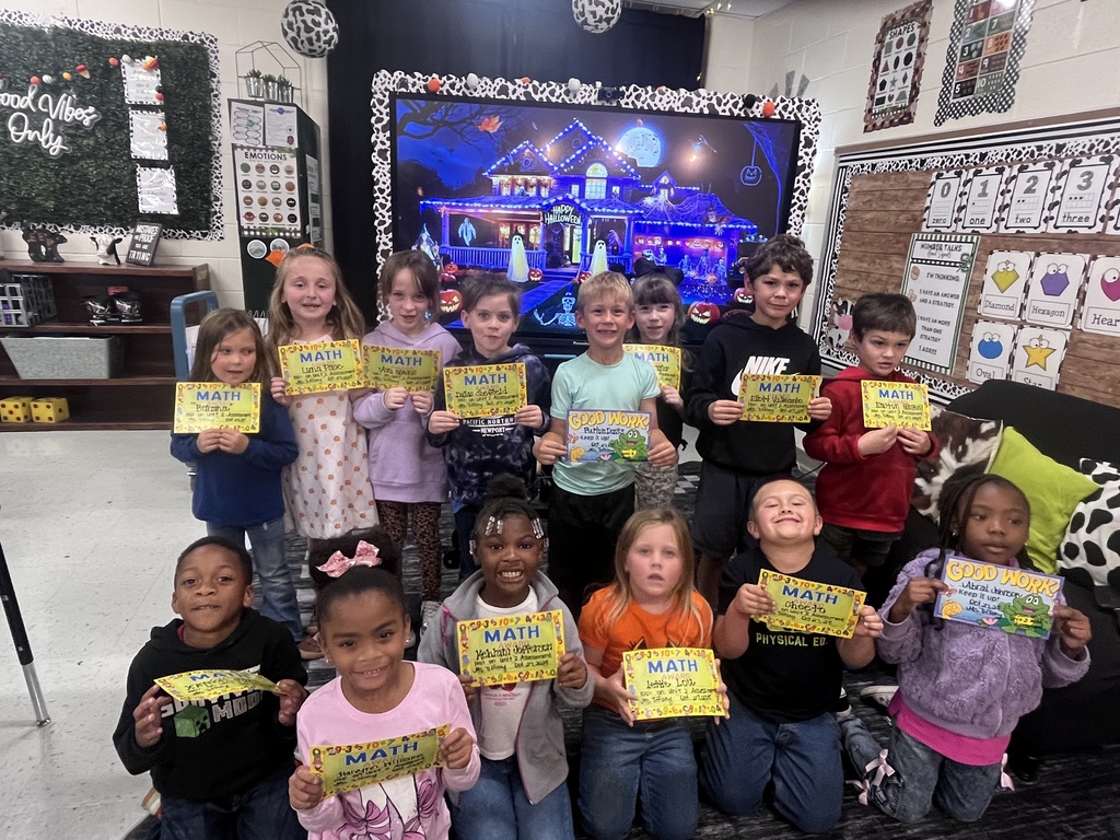 Ms. Tiffany wants to give a shout out to these math students for making a 100 on their Unit 2 Math assessment! Keep up the hard work.