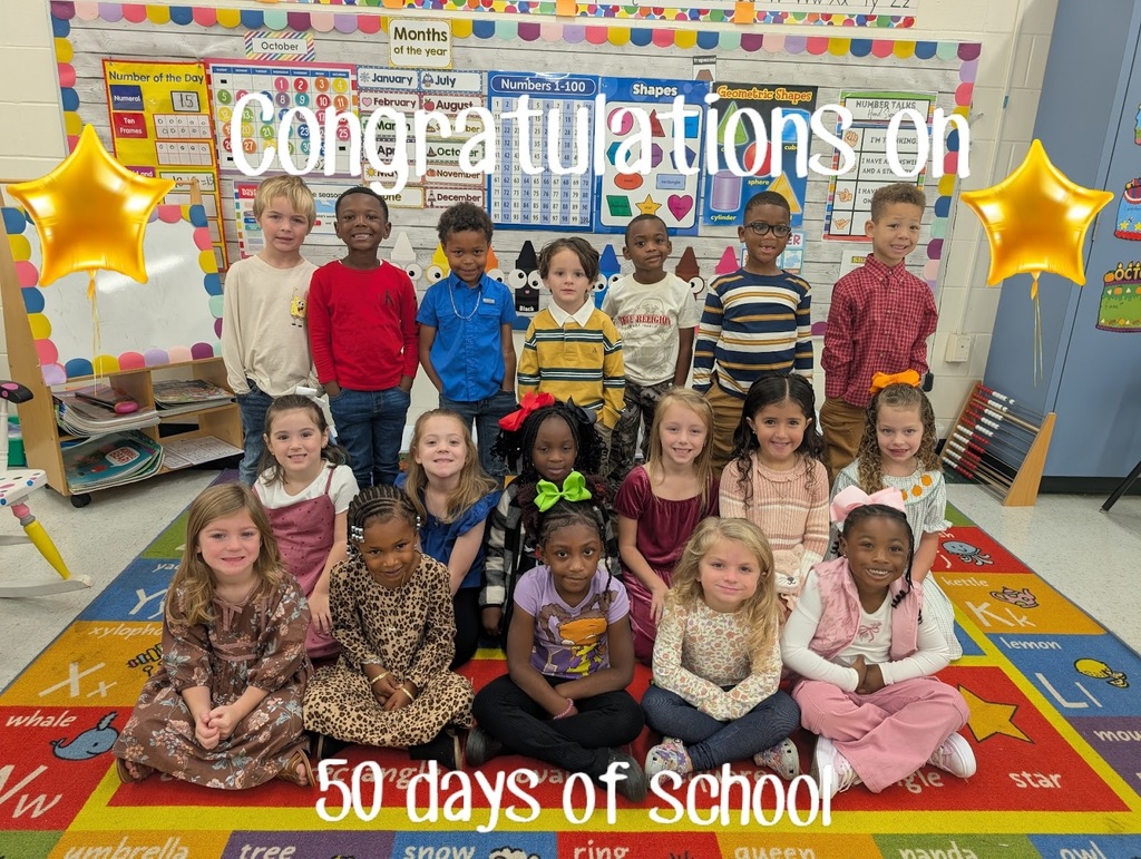 Ms. Armoray and Mrs. Michelle would like to give a Shout Out to all their amazing students learning, growing, and shining for 50 days of school!